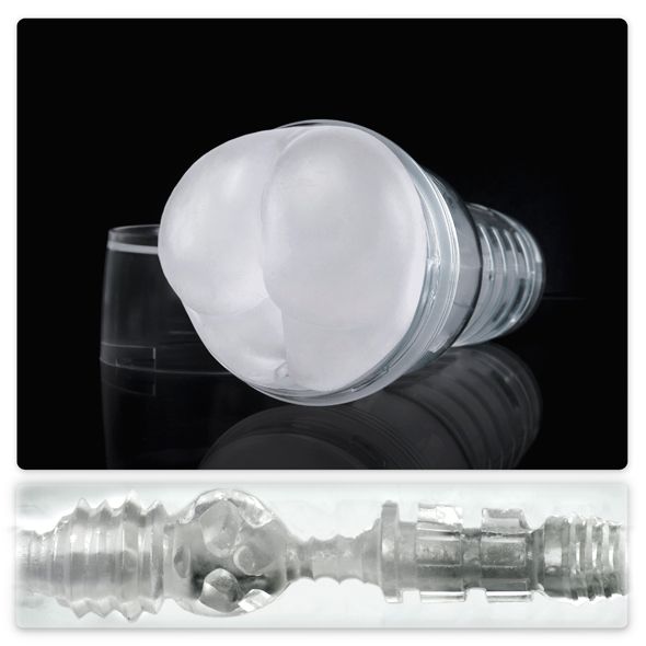 Прозрачный мастурбатор-попка Fleshjack - Jack Ass Crystal - фото 131885