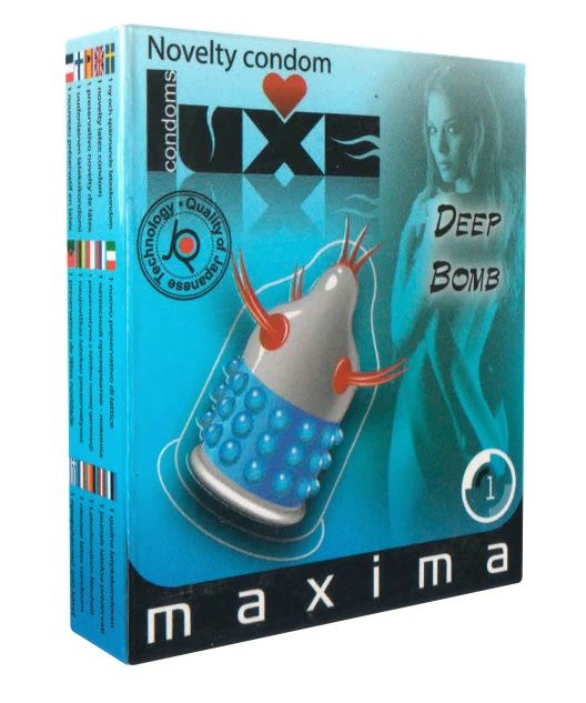 Презерватив LUXE Maxima  Глубинная бомба  - 1 шт. Luxe LUXE Maxima №1  Глубинная бомба - фото 698140