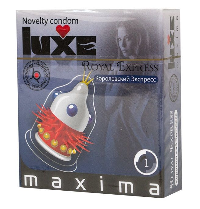 Презерватив LUXE Maxima  Королевский экспресс  - 1 шт. Luxe LUXE Maxima №1  Королевский экспресс - фото 698143