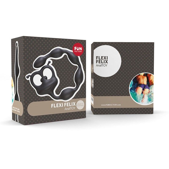 Черная анальная цепочка Flexy Felix - 31 см. - фото 132503 Черная анальная цепочка Flexy Felix - 31 см. - фото 132503