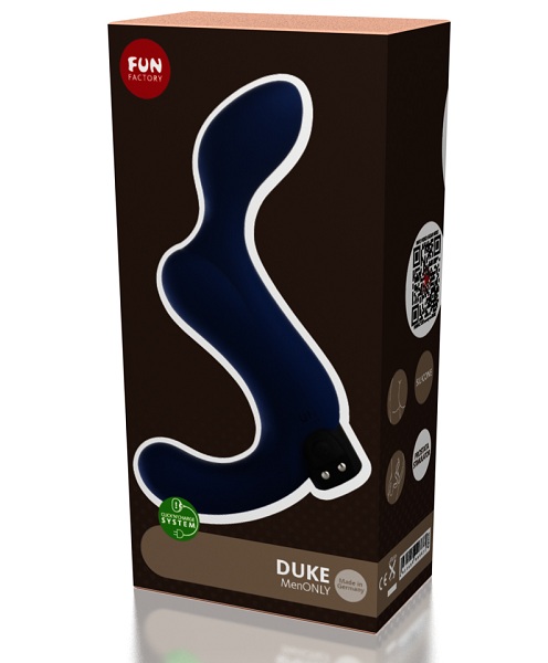 Синий массажёр простаты Duke - фото 132508 Синий массажёр простаты Duke - фото 132508