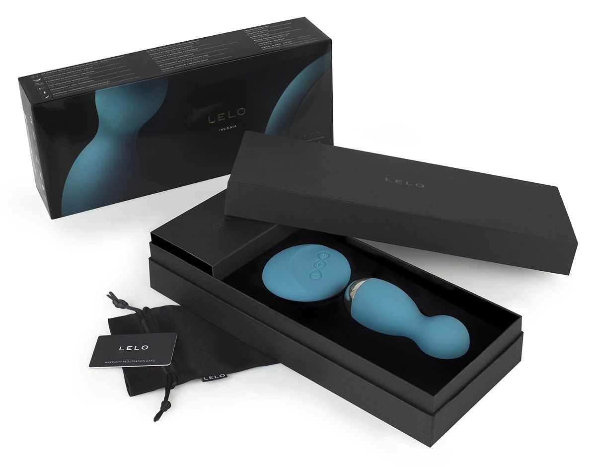 Вагинальные шарики Hula Beads Ocean Blue с ДУ - фото 132596