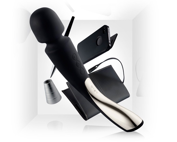 Большой профессиональный массажер Smart Wand Large черного цвета - фото 132605