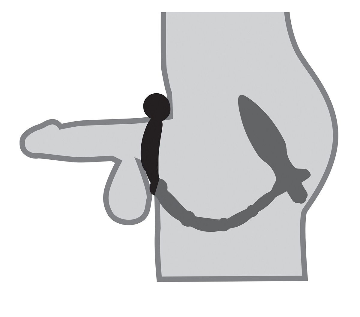 Эрекционное кольцо с вибрацией и анальным вибратором Ass-Kicker with Cockring - фото 132994 Эрекционное кольцо с вибрацией и анальным вибратором Ass-Kicker with Cockring - фото 132994