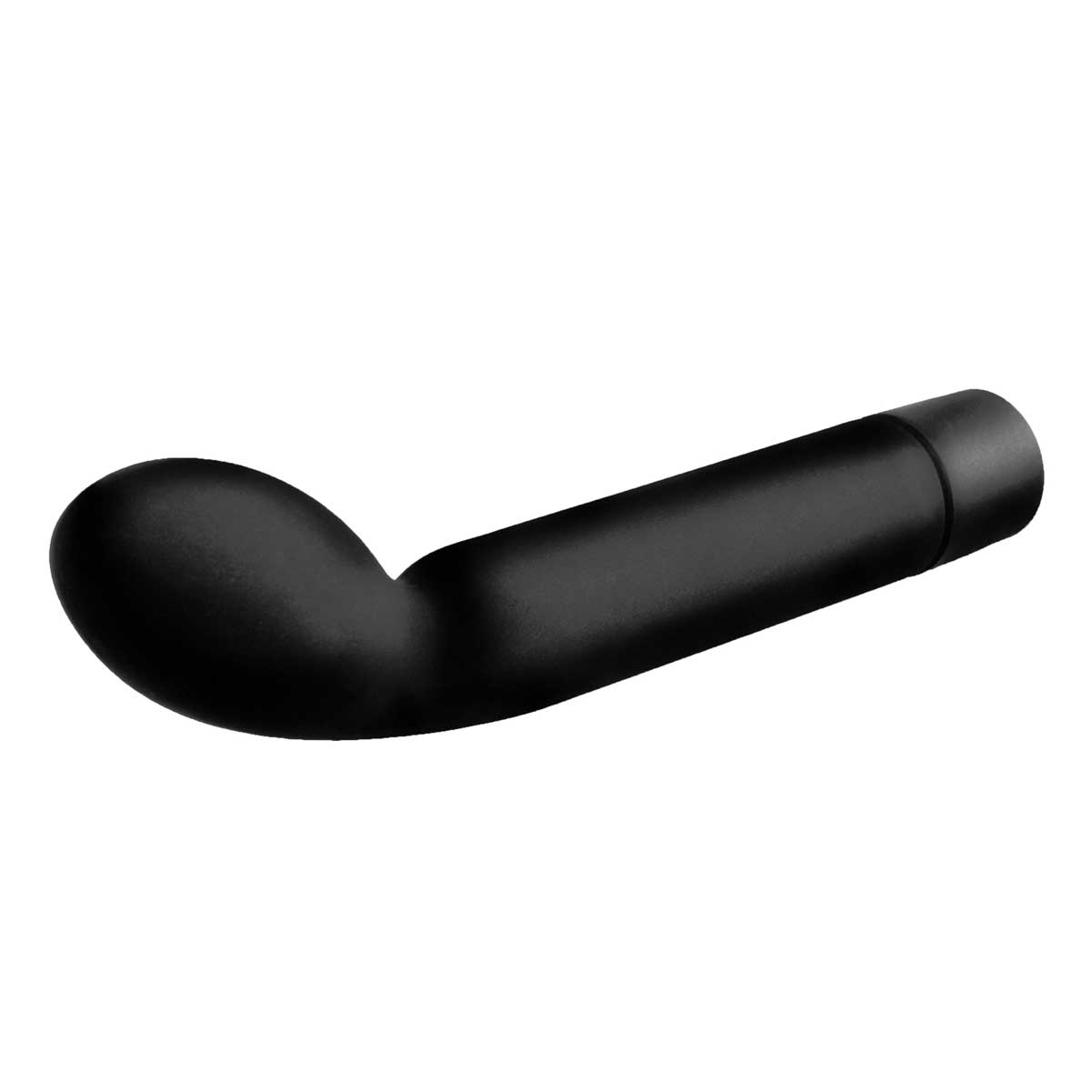 Анальный вибростимулятор с загнутой головкой P-Spot Tickler Vibe - 14,5 см. - фото 133009