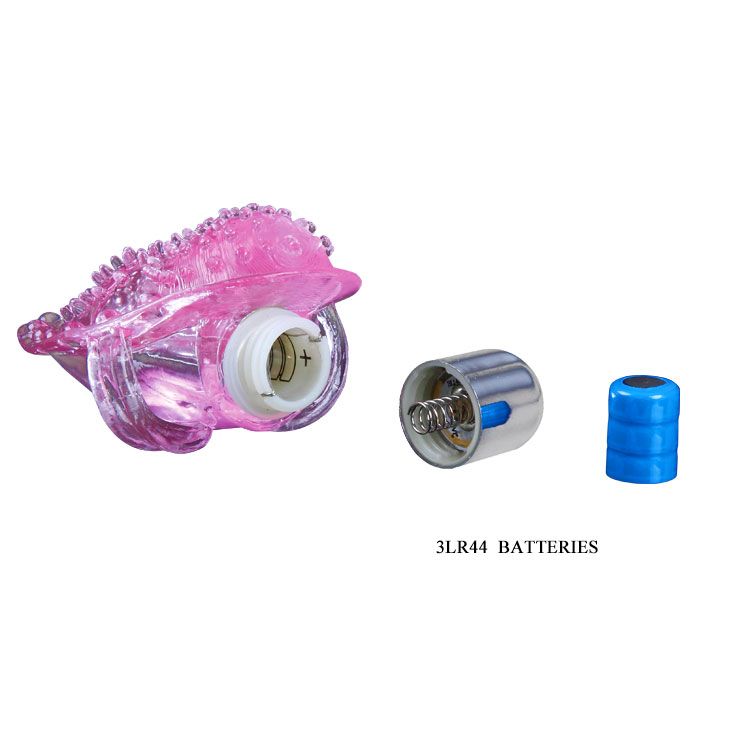 Розовая вибронасадка на пальчик для стимуляции клитора - фото 133138