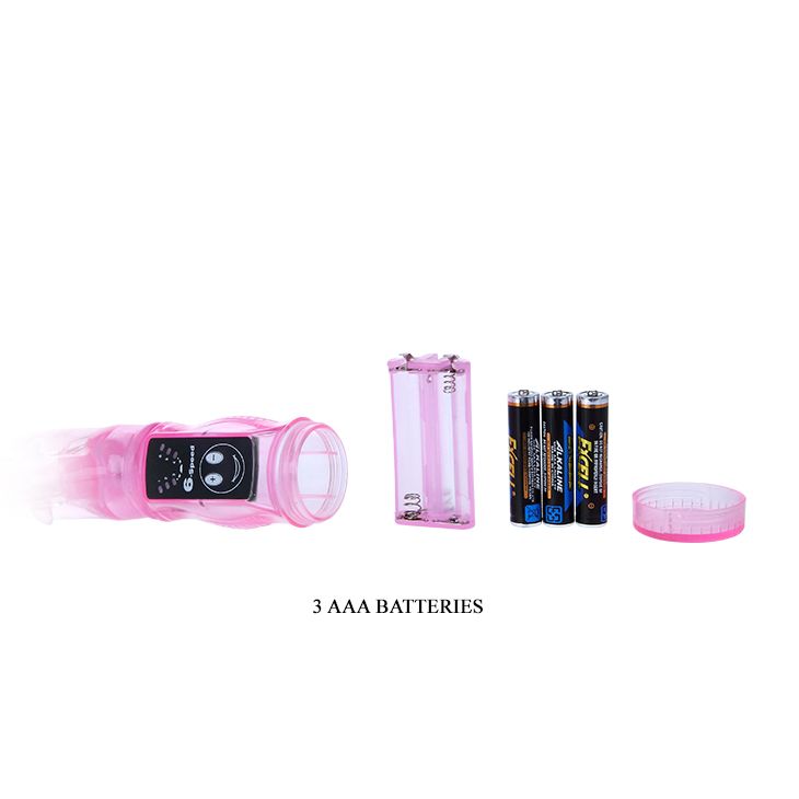 Розовый вибратор с анальным и клиторальным стимуляторами - 22 см. - фото 133145 Розовый вибратор с анальным и клиторальным стимуляторами - 22 см. - фото 133145