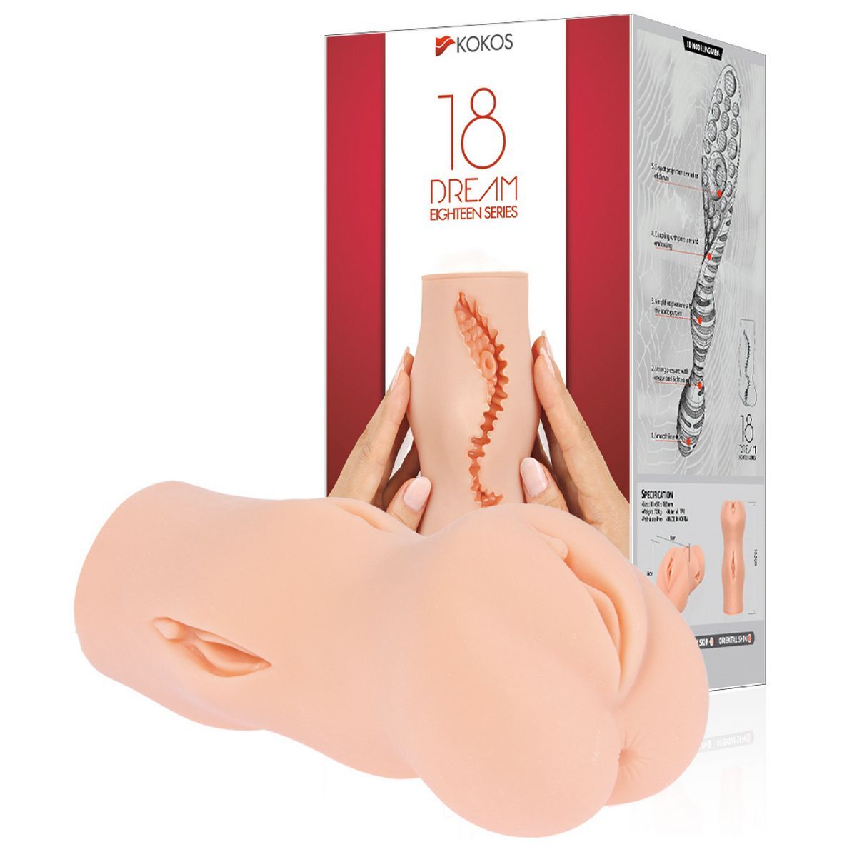 Мастурбатор-вагина Dream без вибрации - фото 133288