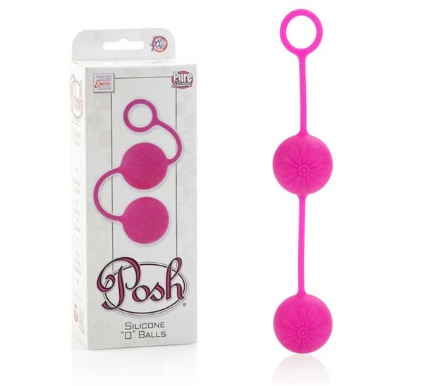 Розовые вагинальные шарики Posh Silicone “O” Balls - фото 133383 Розовые вагинальные шарики Posh Silicone “O” Balls - фото 133383