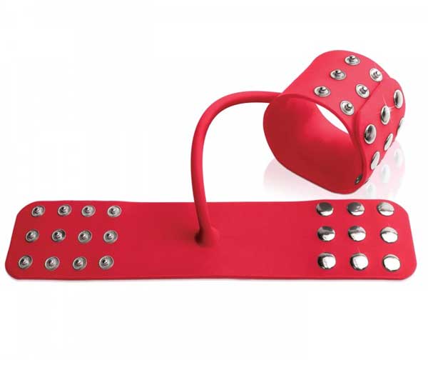 Силиконовые наручники SILICONE CUFFS RED - фото 133578