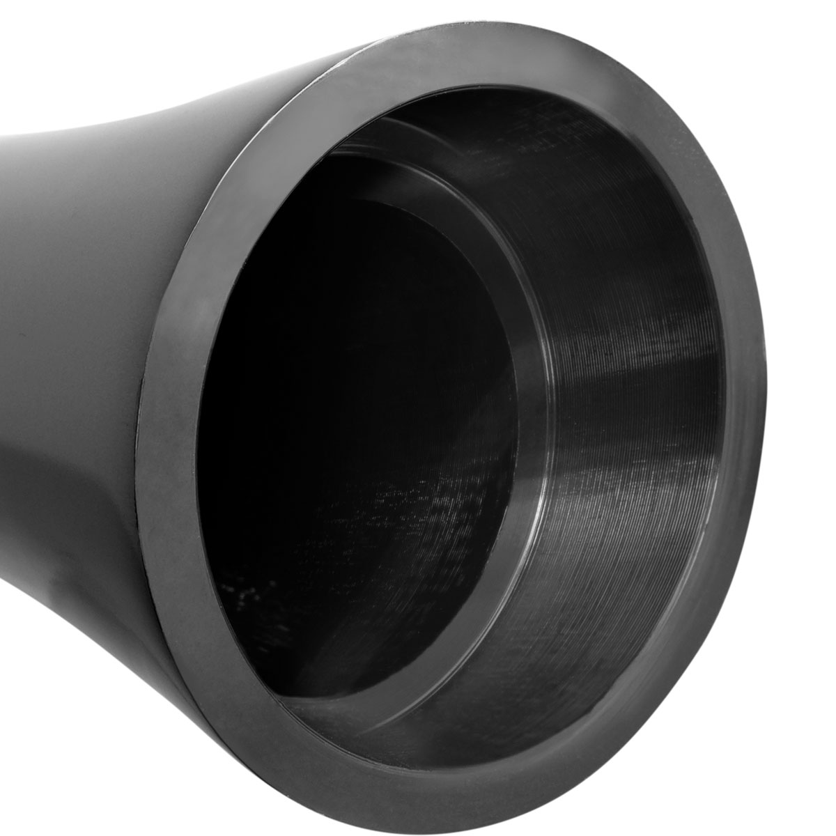 Чёрный алюминиевый вибратор BLACK SMALL - 7,5 см. - фото 133663