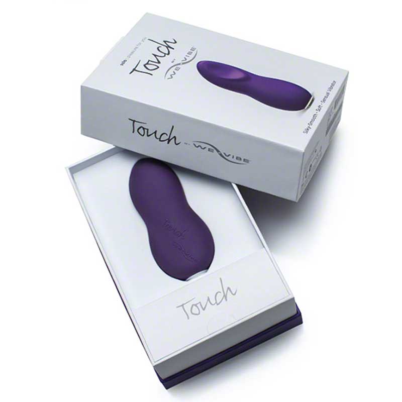 Фиолетовый вибратор Touch Purple USB rechargeable - фото 133684