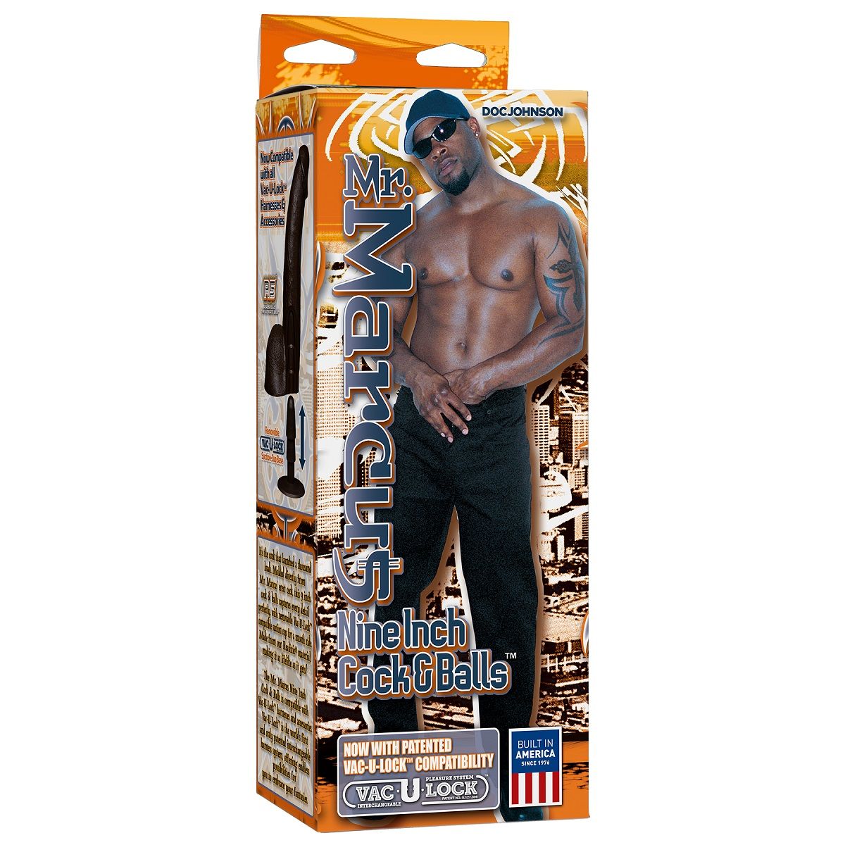 Реалистичный фаллоимитатор Mr. Marcus 9 R5 Cock Balls - 22,86 см. - фото 133771