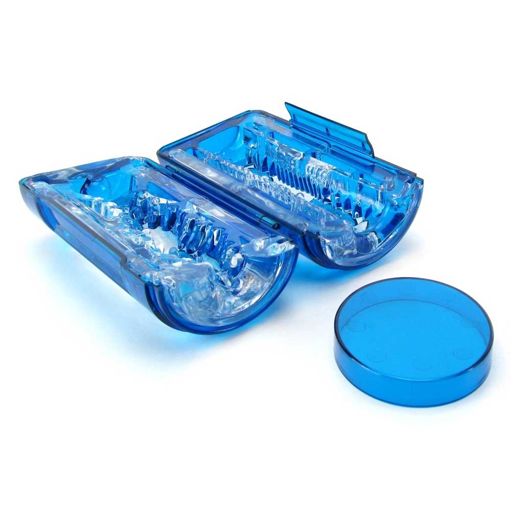 Голубой гелевый супер-мастурбатор JackMaster Masturbator - фото 133946