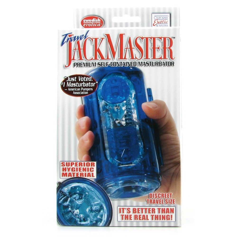 Голубой гелевый супер-мастурбатор JackMaster Masturbator - фото 133948