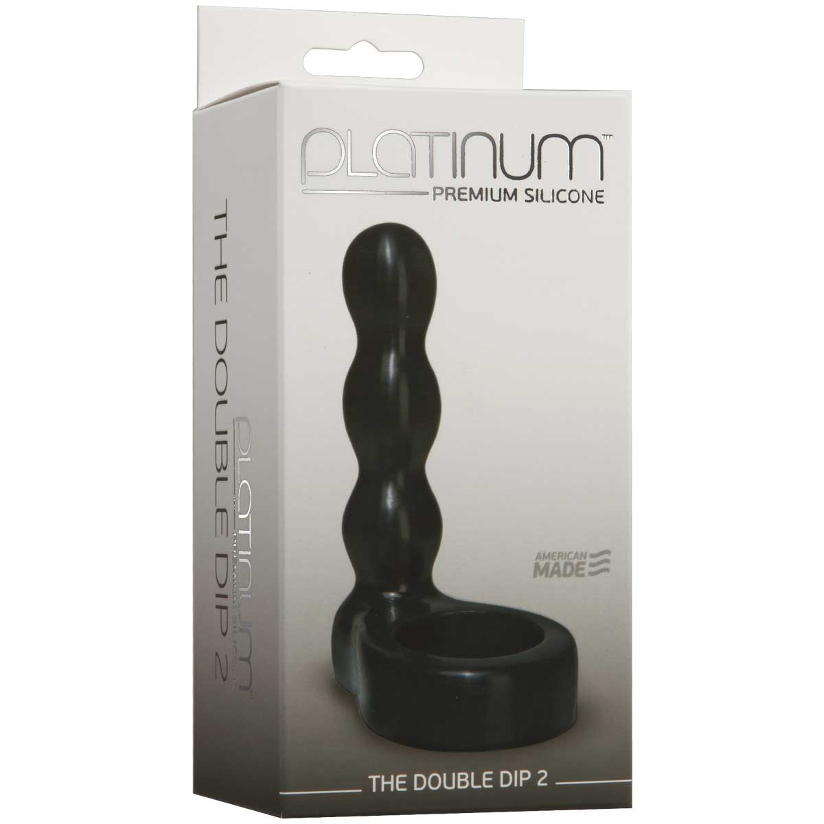 Черный анальный стимулятор с силиконовым кольцом Platinum Premium Silicone - The Double Dip 2 - Black - фото 134116 Черный анальный стимулятор с силиконовым кольцом Platinum Premium Silicone - The Double Dip 2 - Black - фото 134116