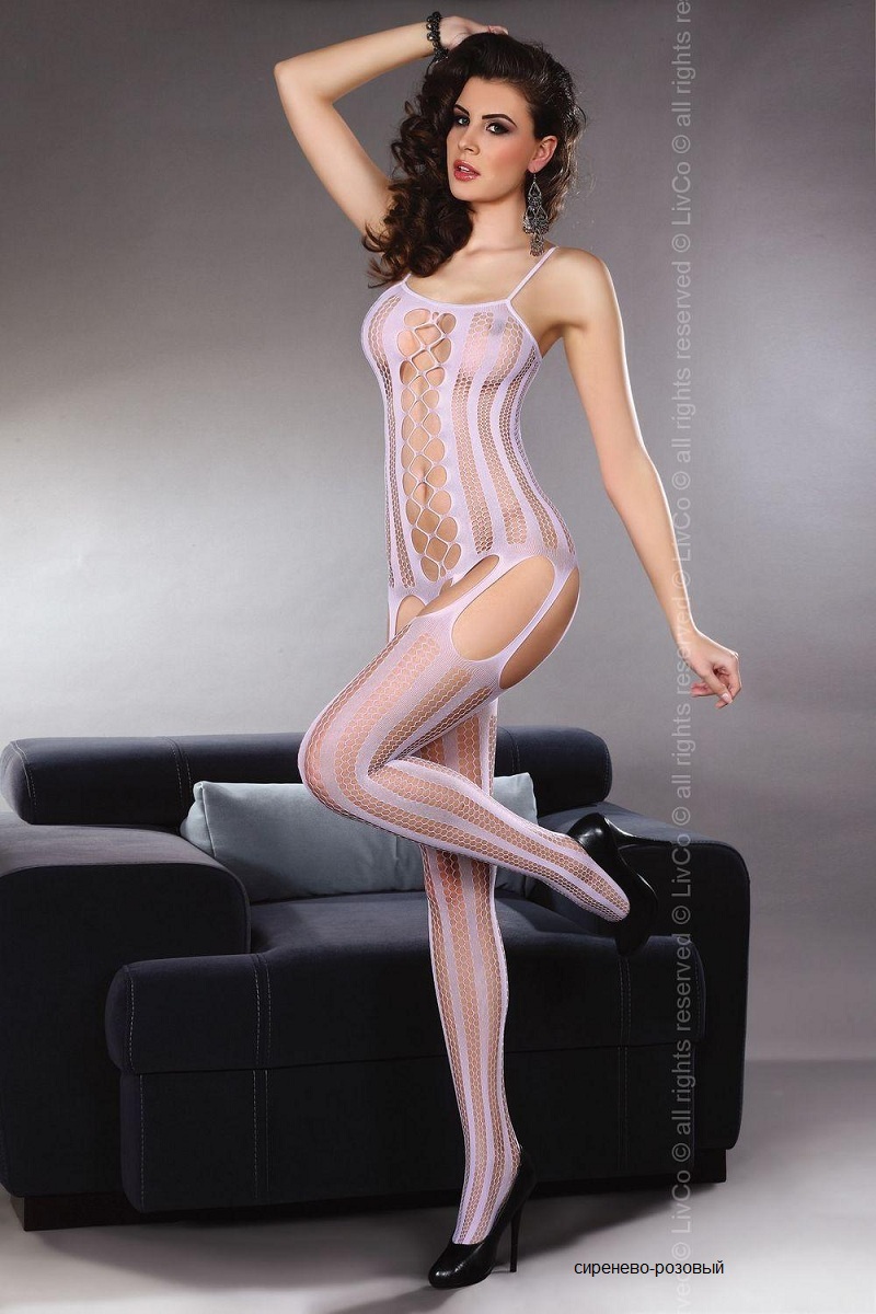Прелестный комбинезон из сетки Almas с интимным доступом - фото 134397 Прелестный комбинезон из сетки Almas с интимным доступом - фото 134397
