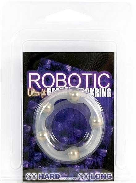 Эрекционное кольцо Robotic Beaded Cockring - фото 184078