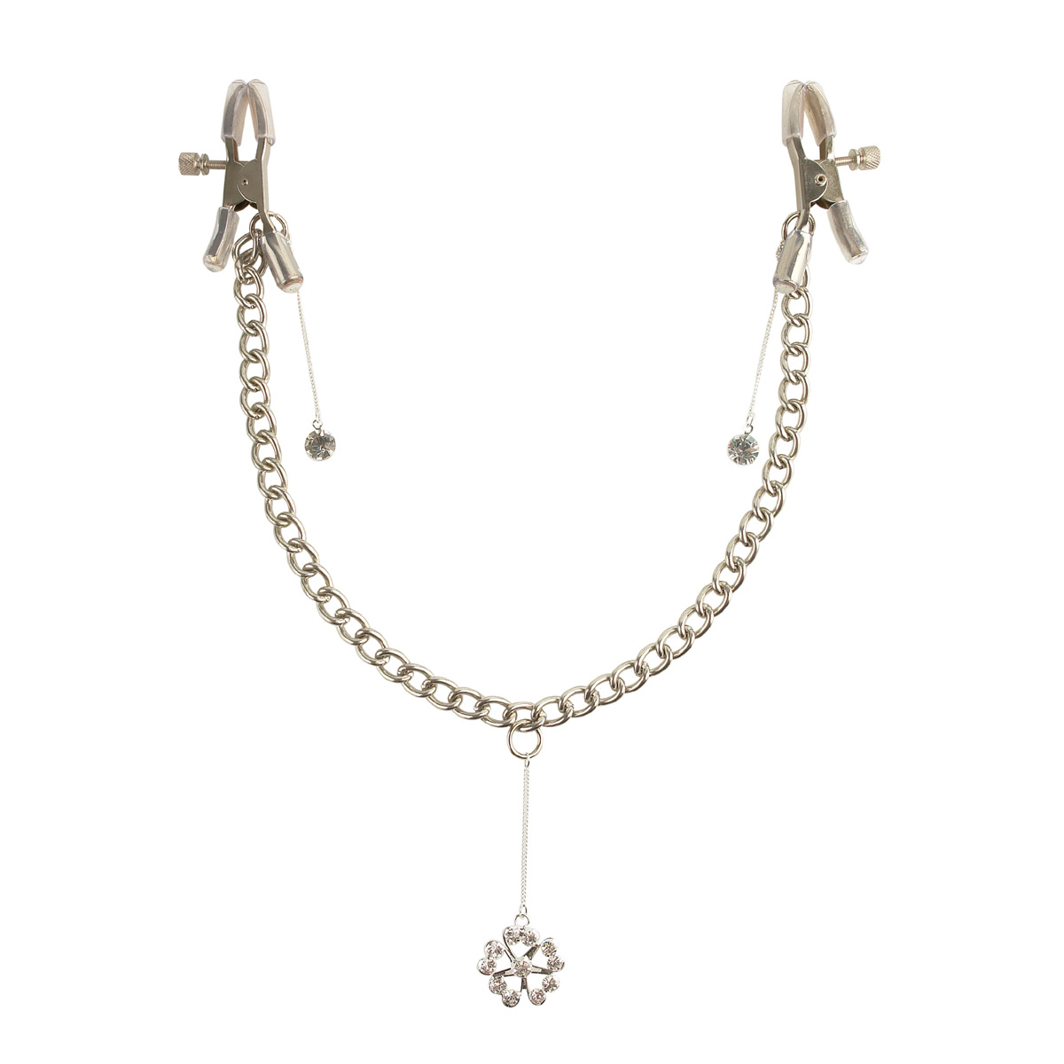 Зажимы на соски Crystal Nipple Clamps - фото 134474