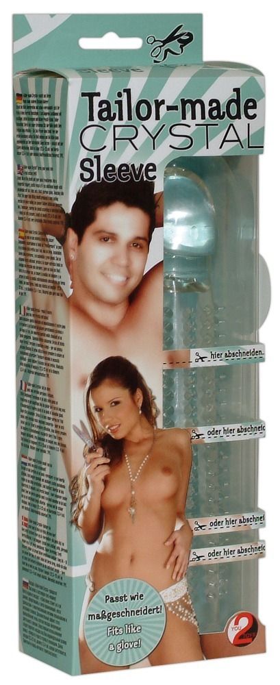 Прозрачная насадка на пенис Tailor Made Crystal с шипами - фото 134506 Прозрачная насадка на пенис Tailor Made Crystal с шипами - фото 134506