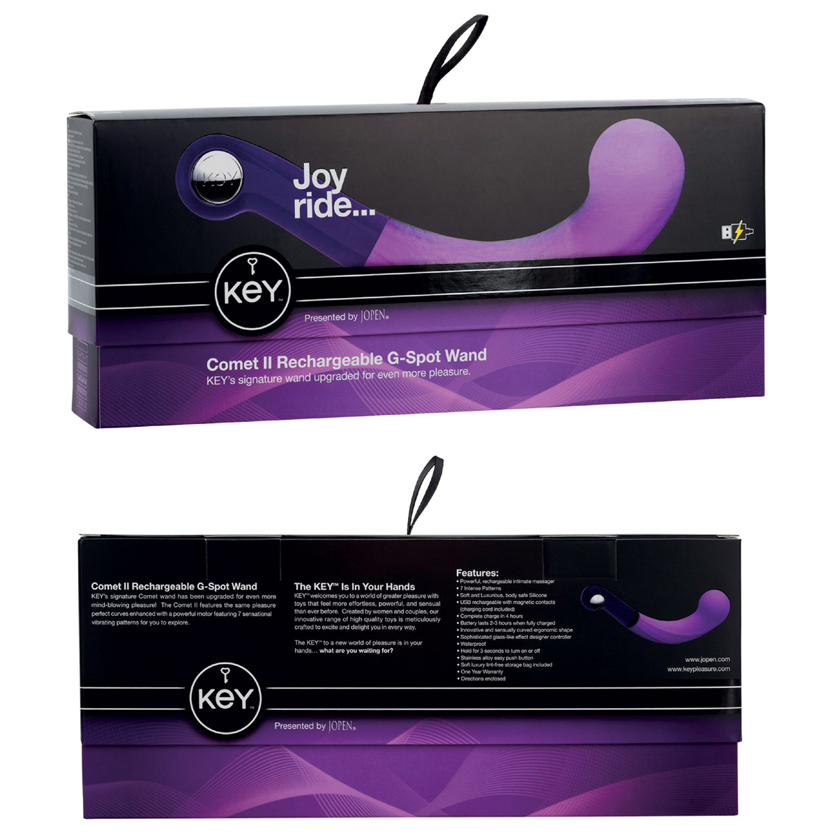 Фиолетовый вибратор G-точки COMET II - фото 134585 Фиолетовый вибратор G-точки COMET II - фото 134585