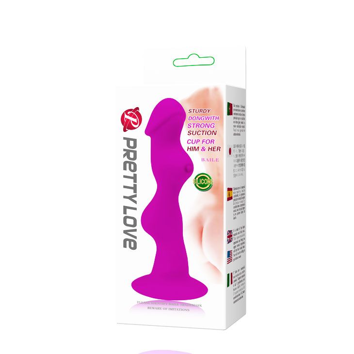 Рельефная анальная елочка Booty Passion - 12 см. - фото 134619