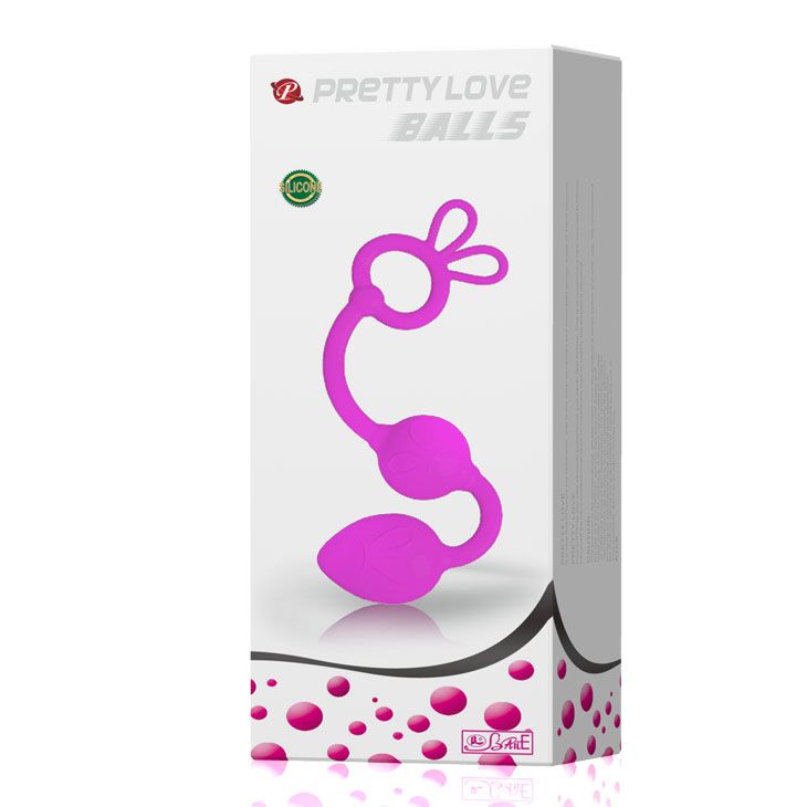 Анальные шарики Balls из силикона - 22,5 см. - фото 134671 Анальные шарики Balls из силикона - 22,5 см. - фото 134671