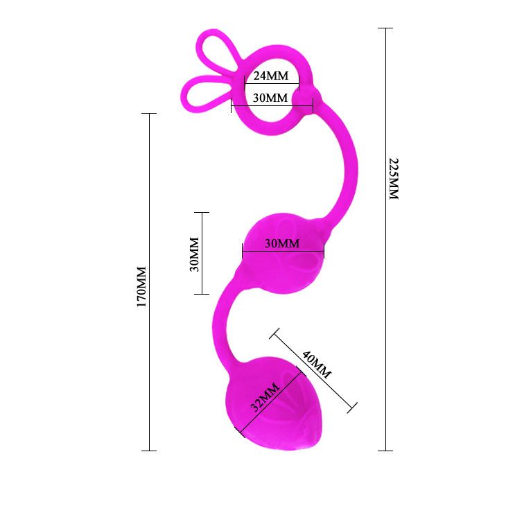 Анальные шарики Balls из силикона - 22,5 см. - фото 134674 Анальные шарики Balls из силикона - 22,5 см. - фото 134674
