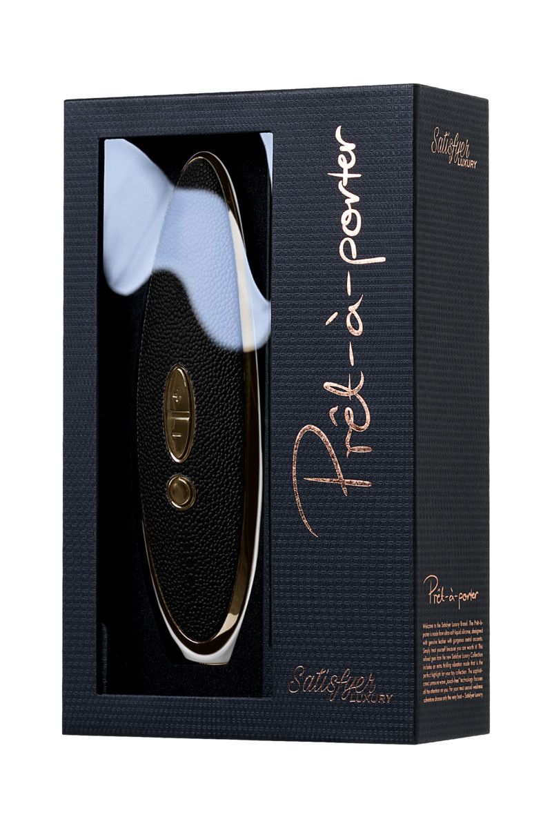 Вакуумно-волновой стимулятор Satisfyer Luxury Haute Couture с вибрацией - фото 175209