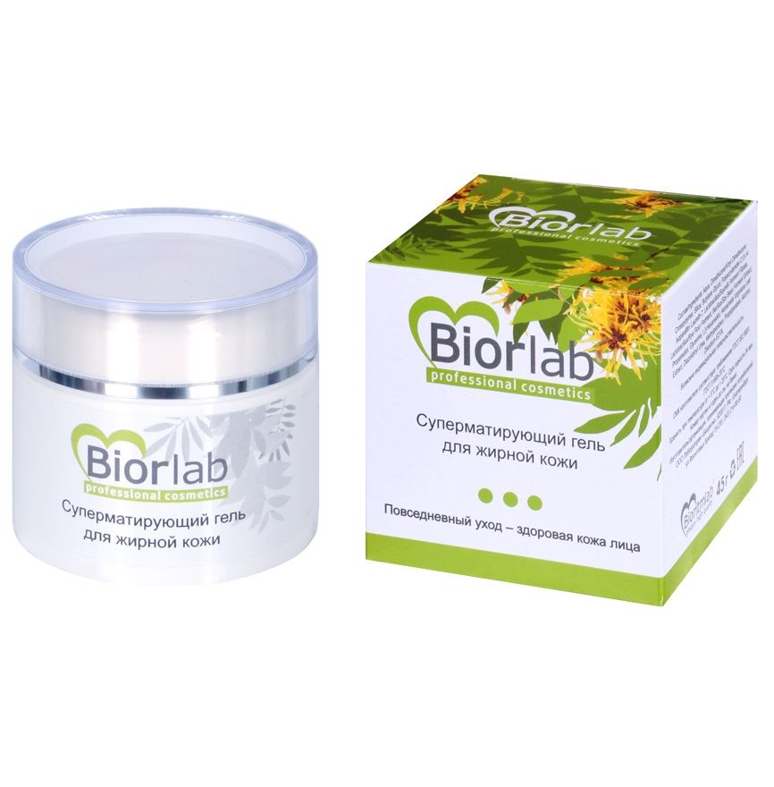 Суперматирующий гель для жирной кожи BiorLab - 50 гр.