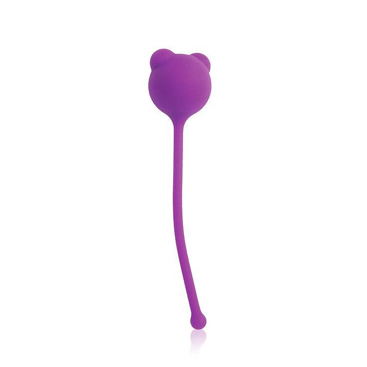 Фиолетовый вагинальный шарик с ушками Cosmo - фото 308171