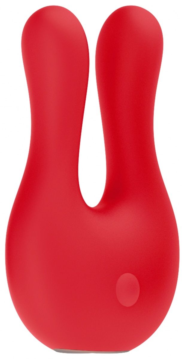 Красный клиторальный стимулятор Exceptional - 10,4 см. - фото 175424