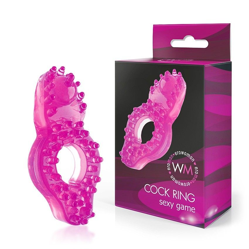 Розовое эрекционное кольцо с бугорками - фото 178870 Розовое эрекционное кольцо с бугорками - фото 178870