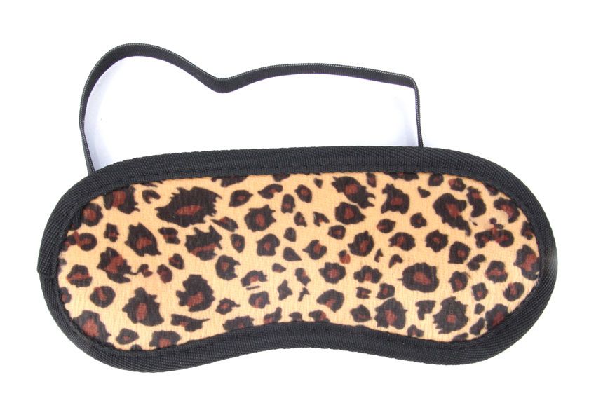 Леопардовая маска на резиночке - фото 176536
