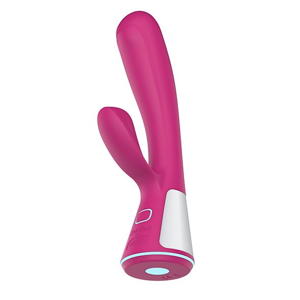 Розовый интерактивный вибратор Kiiroo Ohmibod Fuse - 18 см. - фото 179624