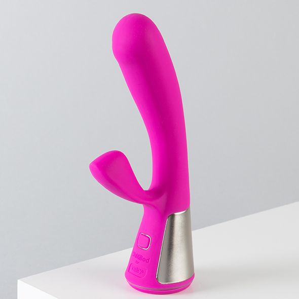 Розовый интерактивный вибратор Kiiroo Ohmibod Fuse - 18 см. - фото 179625