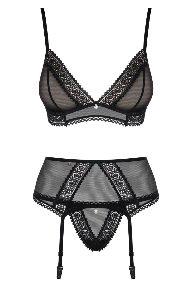 Пикантный комплект белья с поясом для чулок - фото 184474 Пикантный комплект белья с поясом для чулок - фото 184474