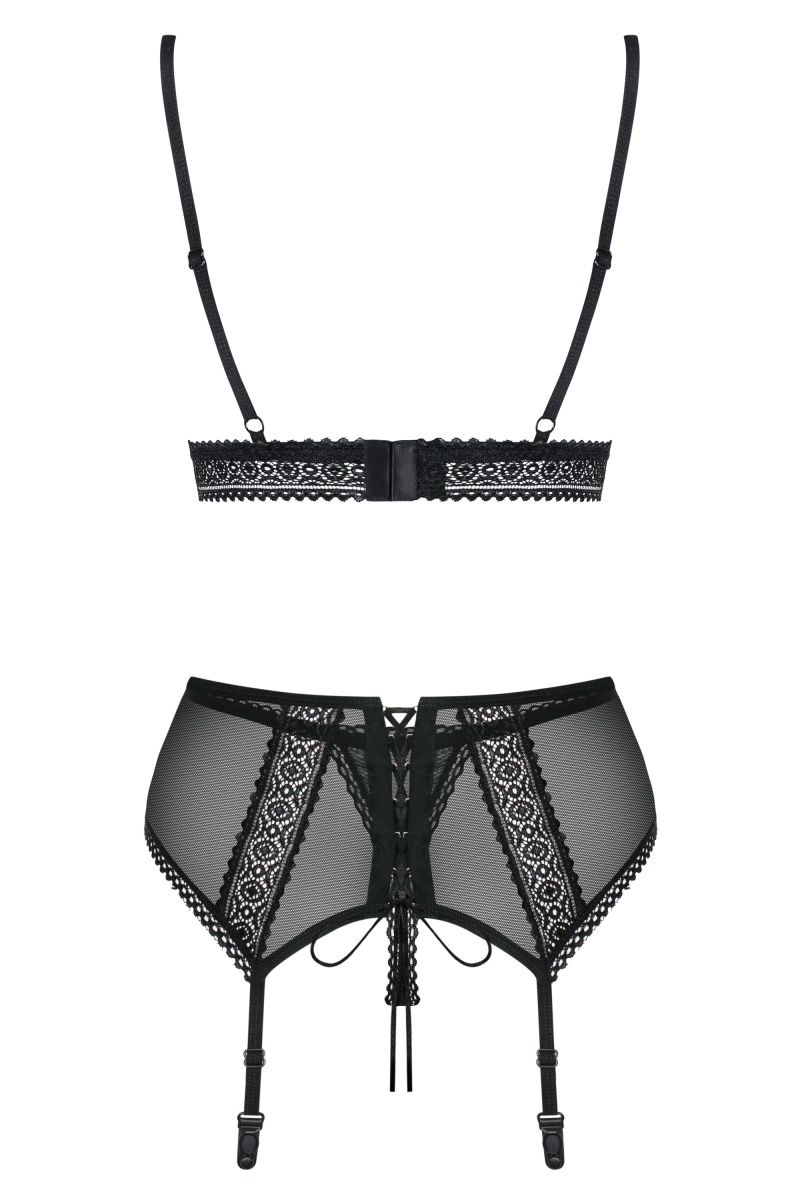 Пикантный комплект белья с поясом для чулок - фото 184475 Пикантный комплект белья с поясом для чулок - фото 184475