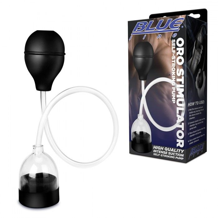 Вакуумный стимулятор головки пениса Oro Stimulator Self-Stroking Pump - фото 184047