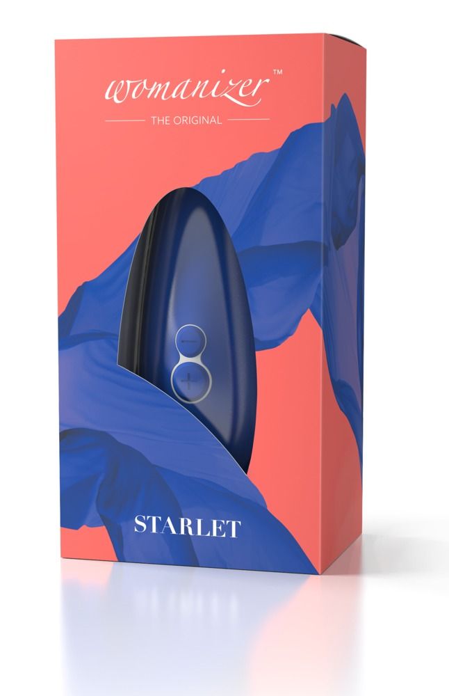 Синий бесконтактный клиторальный стимулятор Womanizer Starlet 2 - фото 184619