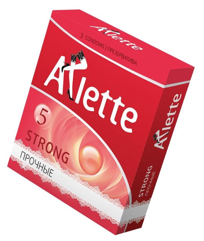 Ультрапрочные презервативы Arlette Strong - 3 шт. - фото 179075