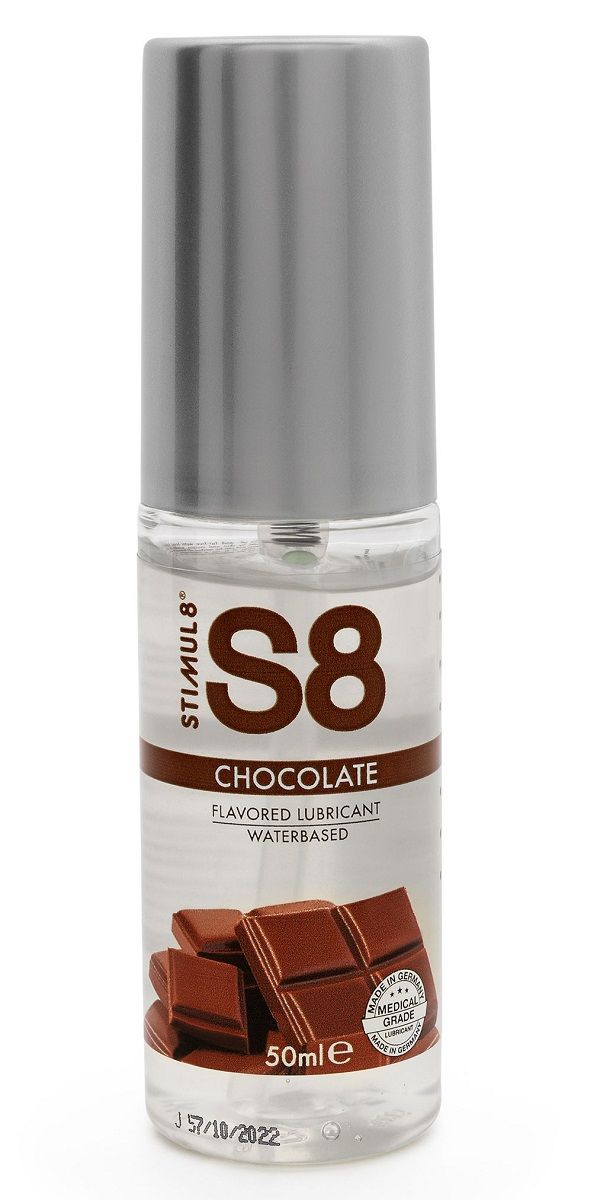 Смазка на водной основе S8 Flavored Lube со вкусом шоколада - 50 мл. - фото 189783