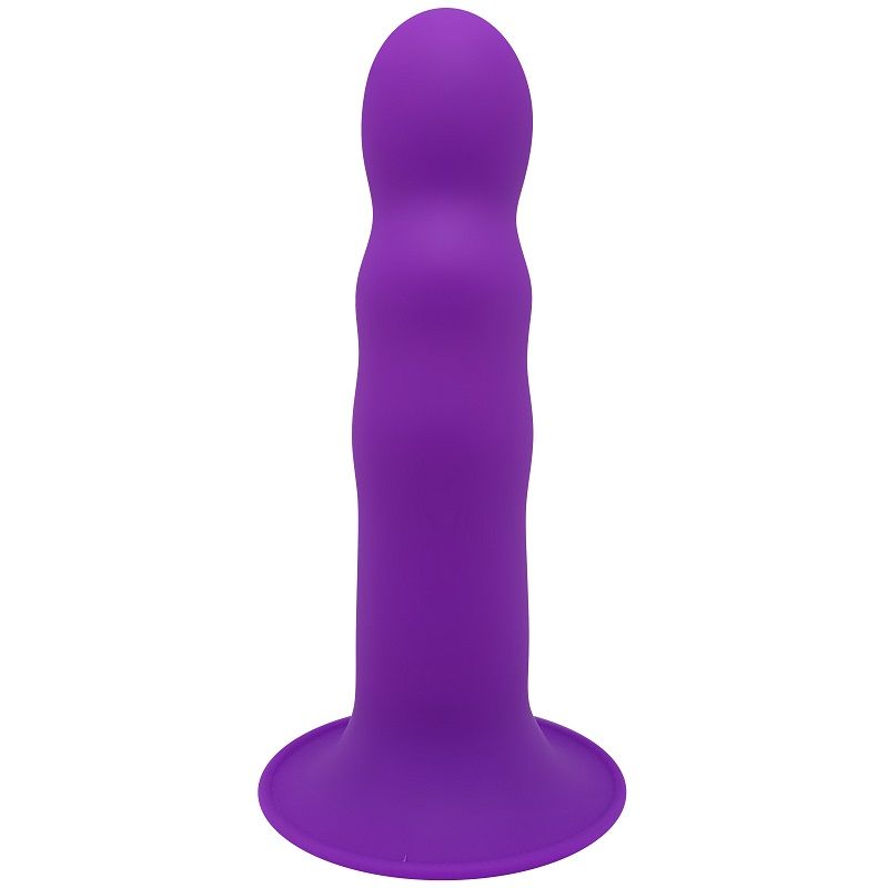 Фиолетовый фаллоимитатор двойной плотности Hitsens 3 - 17,7 см. - фото 183329