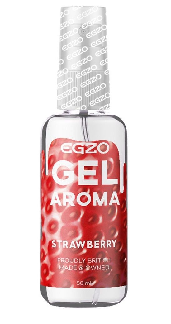 Интимный лубрикант Egzo Aroma с ароматом клубники - 50 мл. - фото 265935