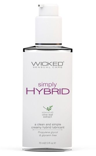 Водно-силиконовый лубрикант Wicked Simply HYBRID - 70 мл. - фото 100784