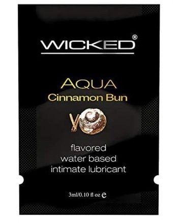 Лубрикант Wicked Aqua Cinnamon Bun с ароматом булочки с корицей - 3 мл. Wicked 90344-sachet