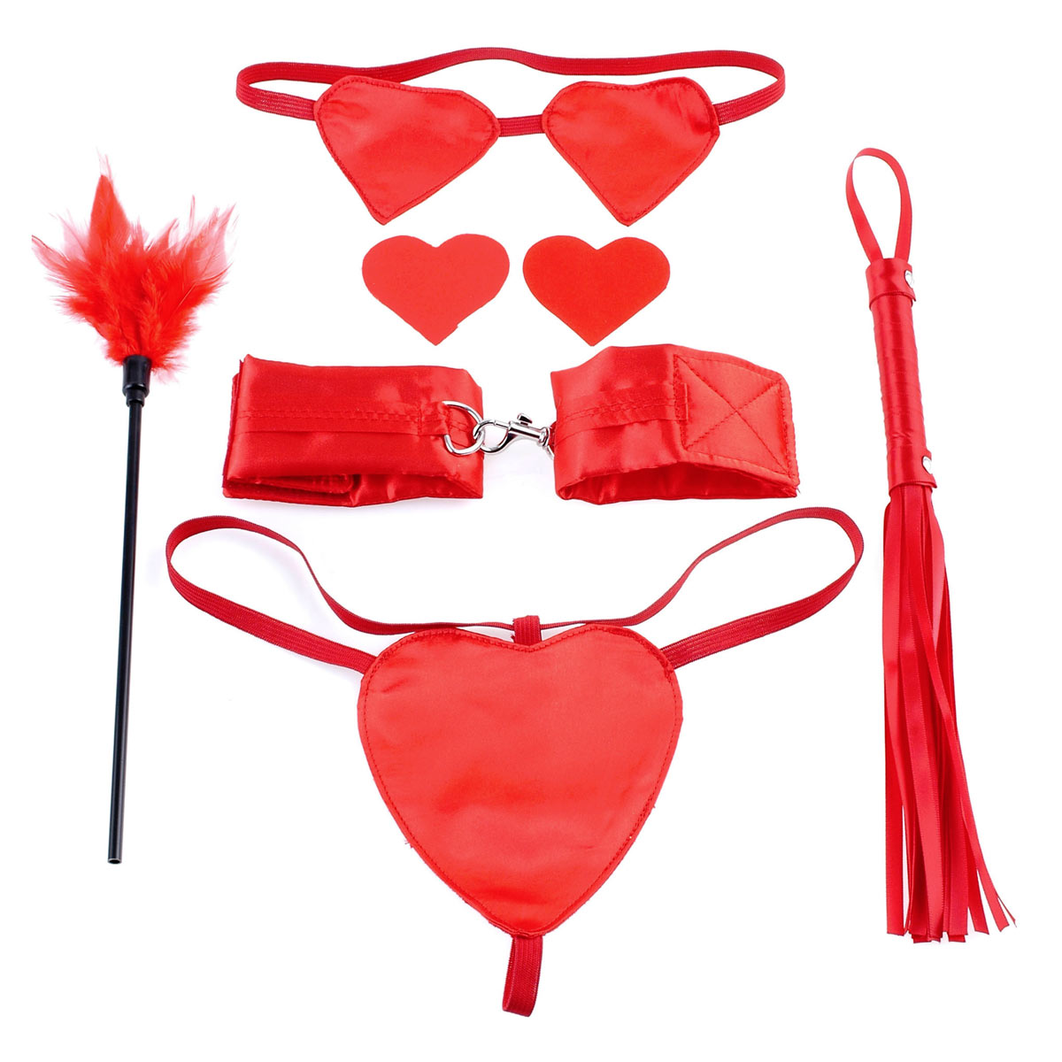 Набор для бондажа Sweetheart Bondage Kit Red - фото 135178