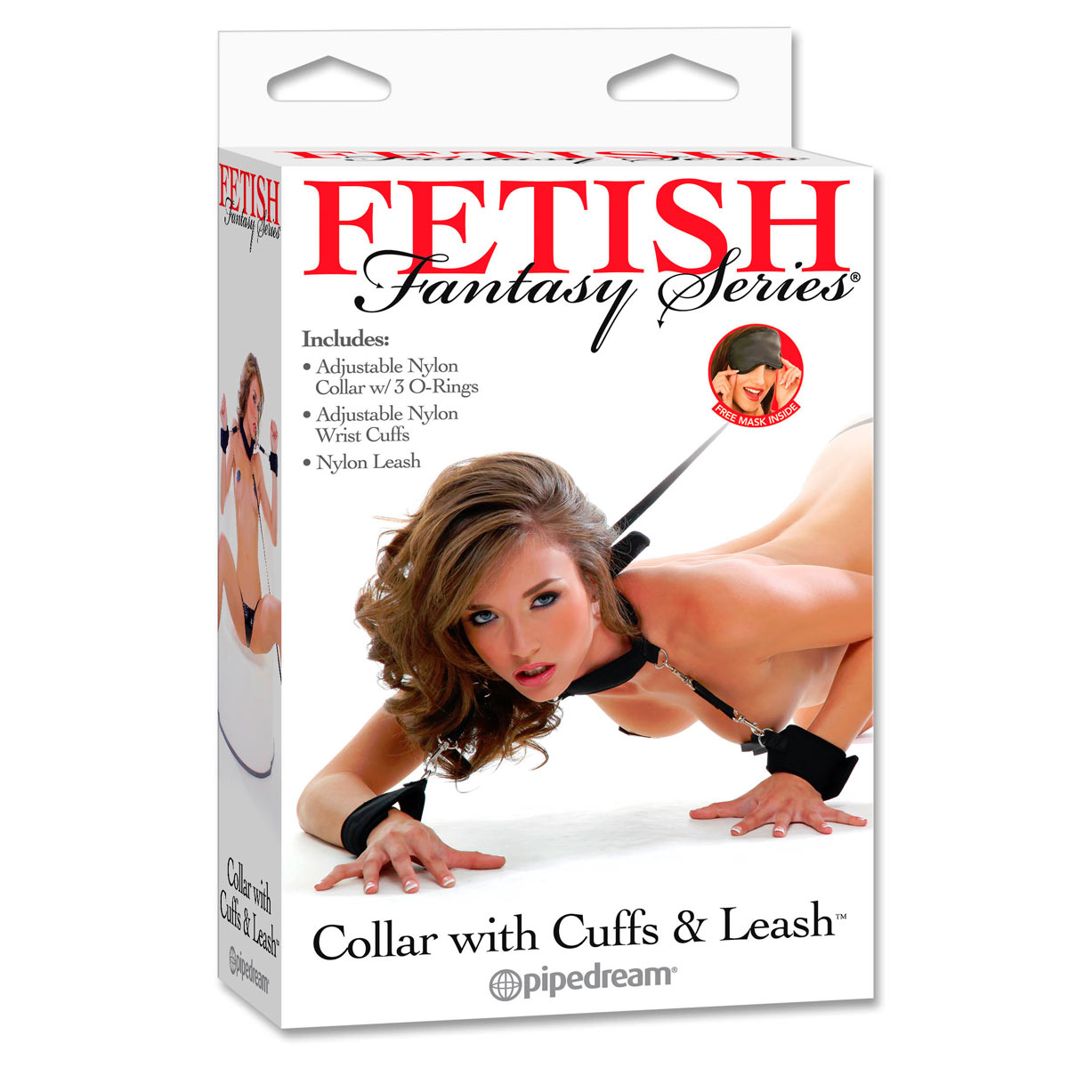 Набор для бондажа Collar with Cuffs and Leash - фото 135186