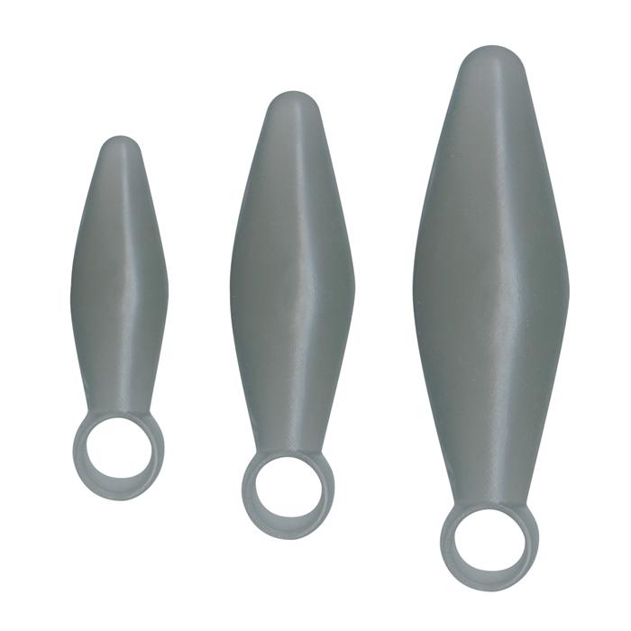 Набор из трех анальных втулок Finger Rimmer - фото 135253