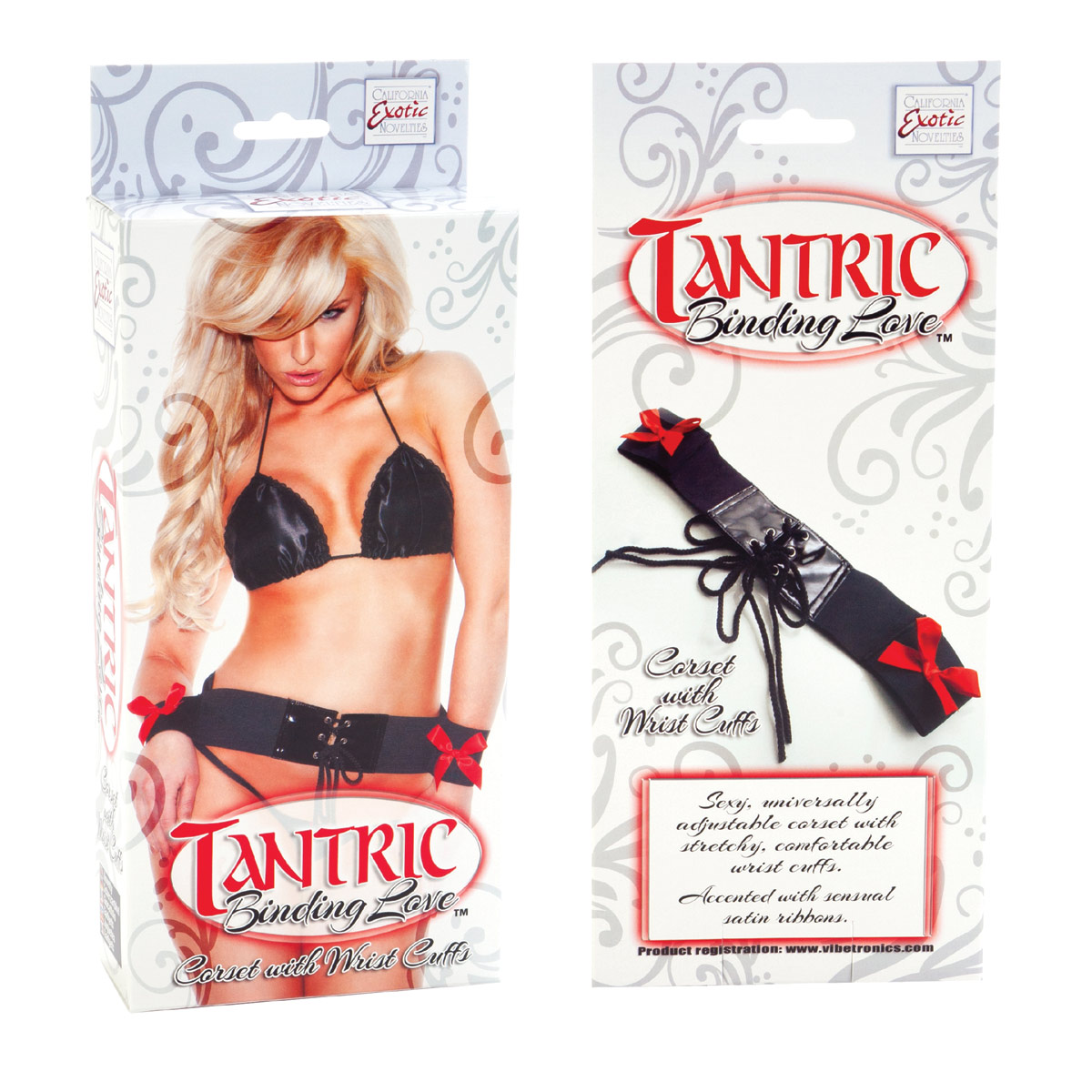 Фиксация рук к телу Tantric Binding Love Corset with Wrist Cuffs - фото 135330
